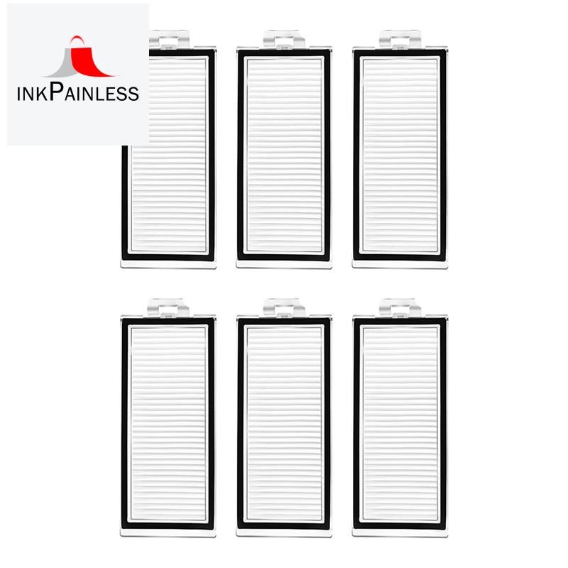 6 ชิ้นล้างทําความสะอาดได้กรองสําหรับ Q8 Max +/Q8 /Q5 Pro +/Q5 Pro เครื่องดูดฝุ่นหุ่นยนต์