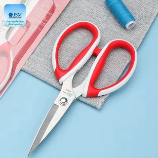 PIN-4083/PIN-4093กรรไกรสำหรับงานหน้ง 8นิ้ว 9นิ้ว(ด้ามจับเคลือบยางสีขาว.เเดง) 093(9นิ้ว) *ราคาต่ออัน*