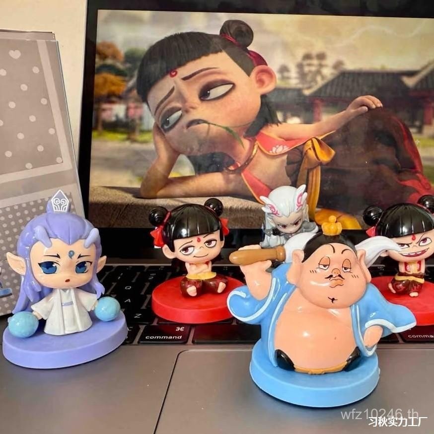 ชุดทะเลขายส่งรุ่น Nezha Trouble Same Style Mystery Box ประณีต Magic Figure Nezha Child