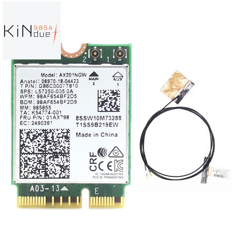 AX201 AX201NGW WiFi การ์ด WiFi เสาอากาศอุปกรณ์เสริม WiFi 6 3000Mbps 5.1 อะแดปเตอร์ WiFi สําหรับ Win1