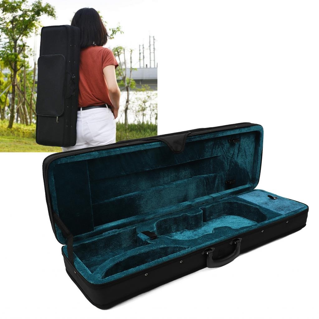 Musiclover-th lightweight cloth foam case violin case สำหรับนักไวโอลินออกแบบประกบแฟชั่นจัดเก็บที่สะด