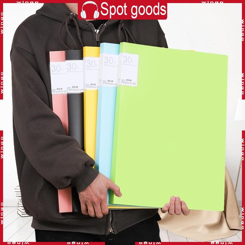 WIN A2 A 3 4K โฟลเดอร์แสดงผลโฟลเดอร์การนําเสนอพร้อมแขนพลาสติกสําหรับสํานักงาน