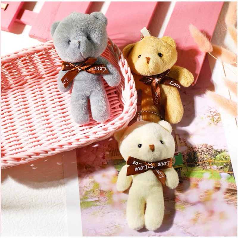 พวงกุญแจตุ๊กตาหมี พร้อมสายห้อยโซ่ไข่ปลา thumbnail 6