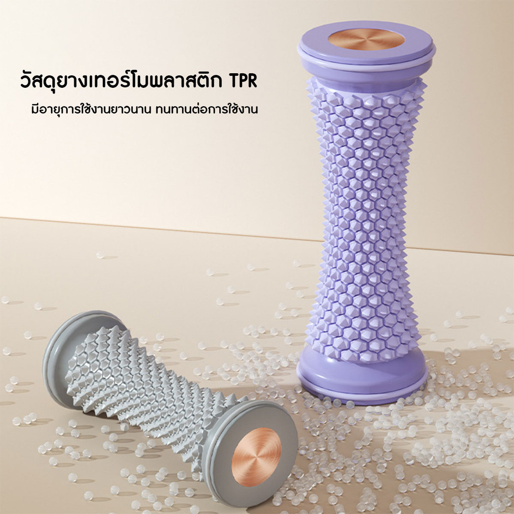 🌈ส่งจากไทย🌈 เครื่องนวดเท้า ลูกกลิ้งนวด ที่นวดเท้า นวดน่อง คลายเส้น ปุ่มนวดสูง นวดได้ดี ช่วยผ่อนคลาย - รูปที่ 3