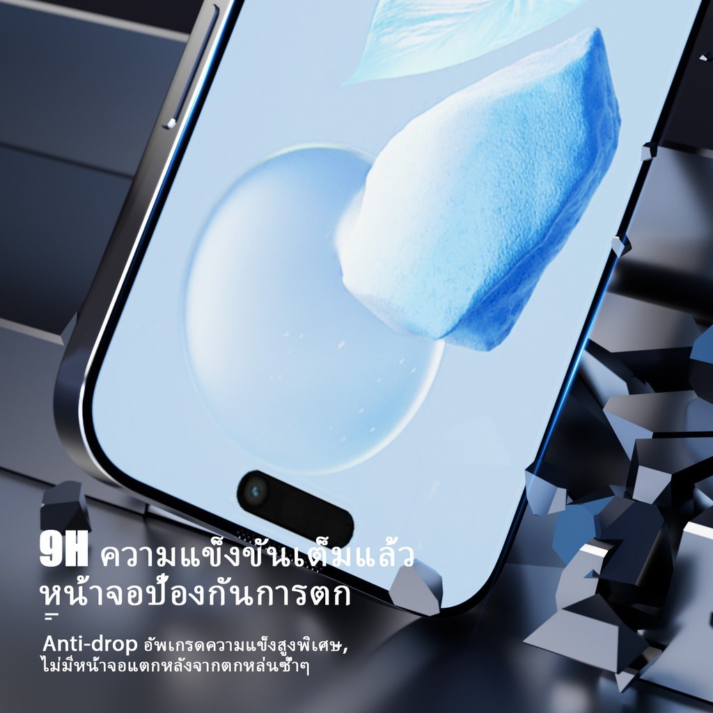 ทำความสะอาดฝุ่นโดยอัตโนมัติ ฟิล์มกระจก For Samsung A56 A55 A06 A16 A15 A36 A05S A54 A05 A12 A35 A52 S24 S25 Ultra S23 FE - รูปที่ 5
