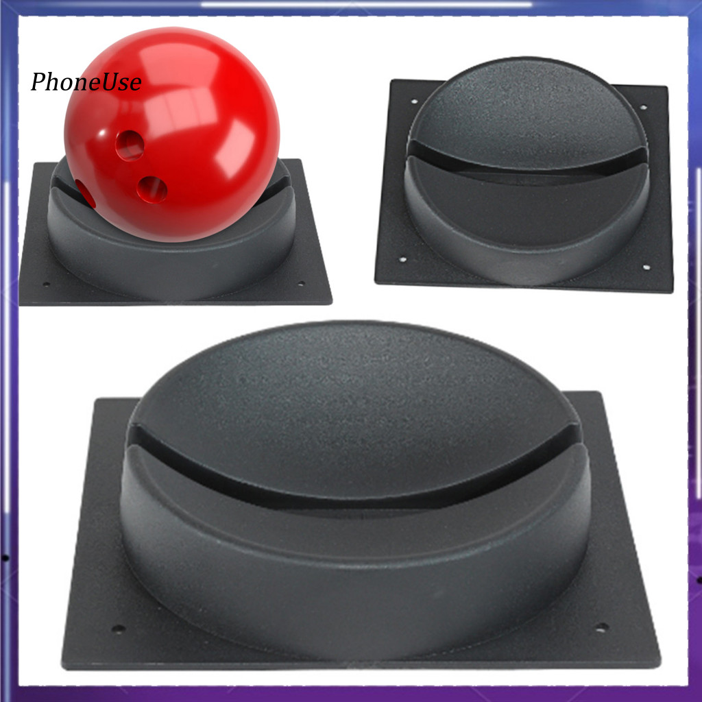 PhoneUse Ball Storage Organizer Bowling Ball Rack พรีเมี่ยมสีดํา Bowling Ball ขาตั้งจอแสดงผล Ideal S