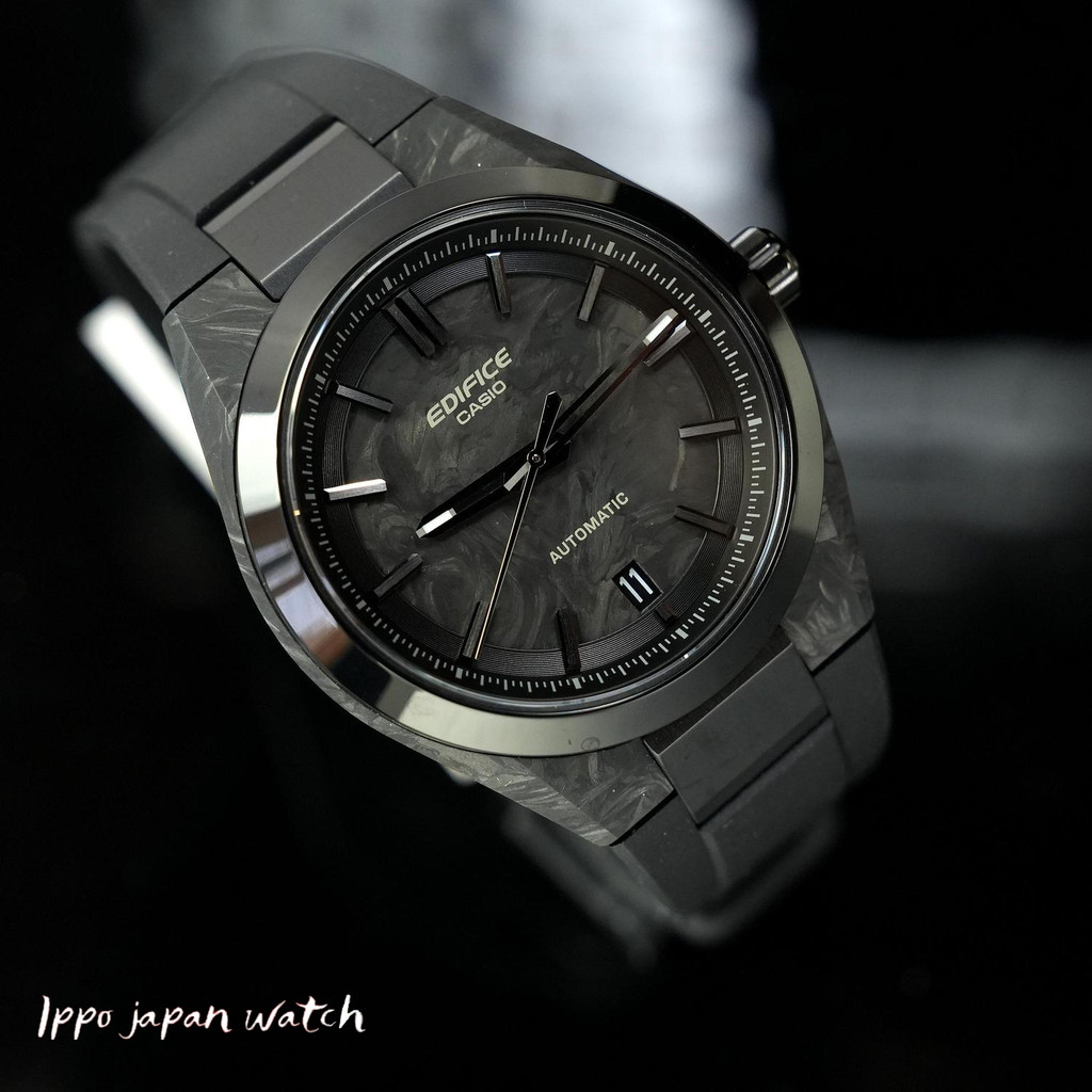 JDM JULY WATCH★ Casio EFK-100XPB-1AJF นาฬิกาข้อมือผู้ชาย กลไกอัตโนมัติ ตัวเรือนสแตนเลสสตีล สายเรซิน 