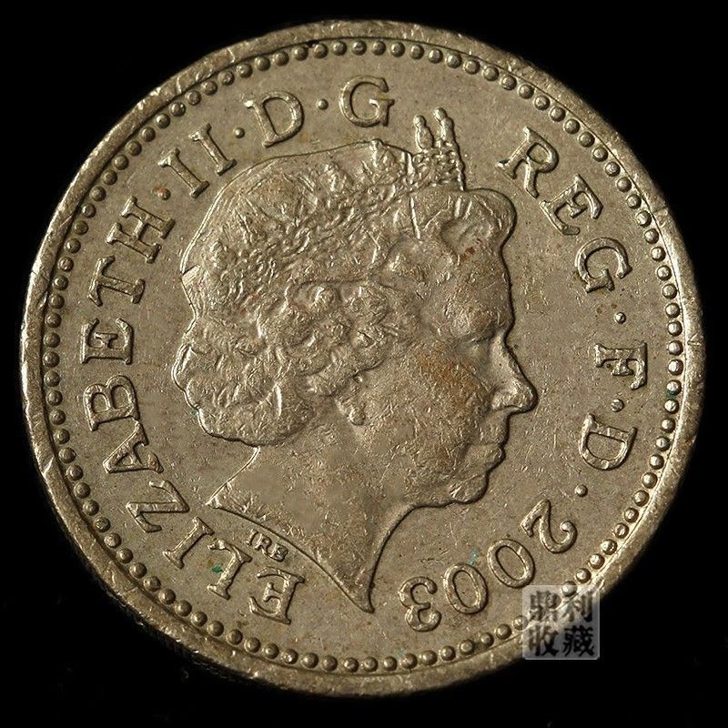 UK 1 ปอนด์ Meina สะพานแขวน Meina สะพานแขวน Queen เส้นผ่านศูนย์กลาง 22.5 มม. เหรียญเหรียญ UK 1 ปอนด์ 