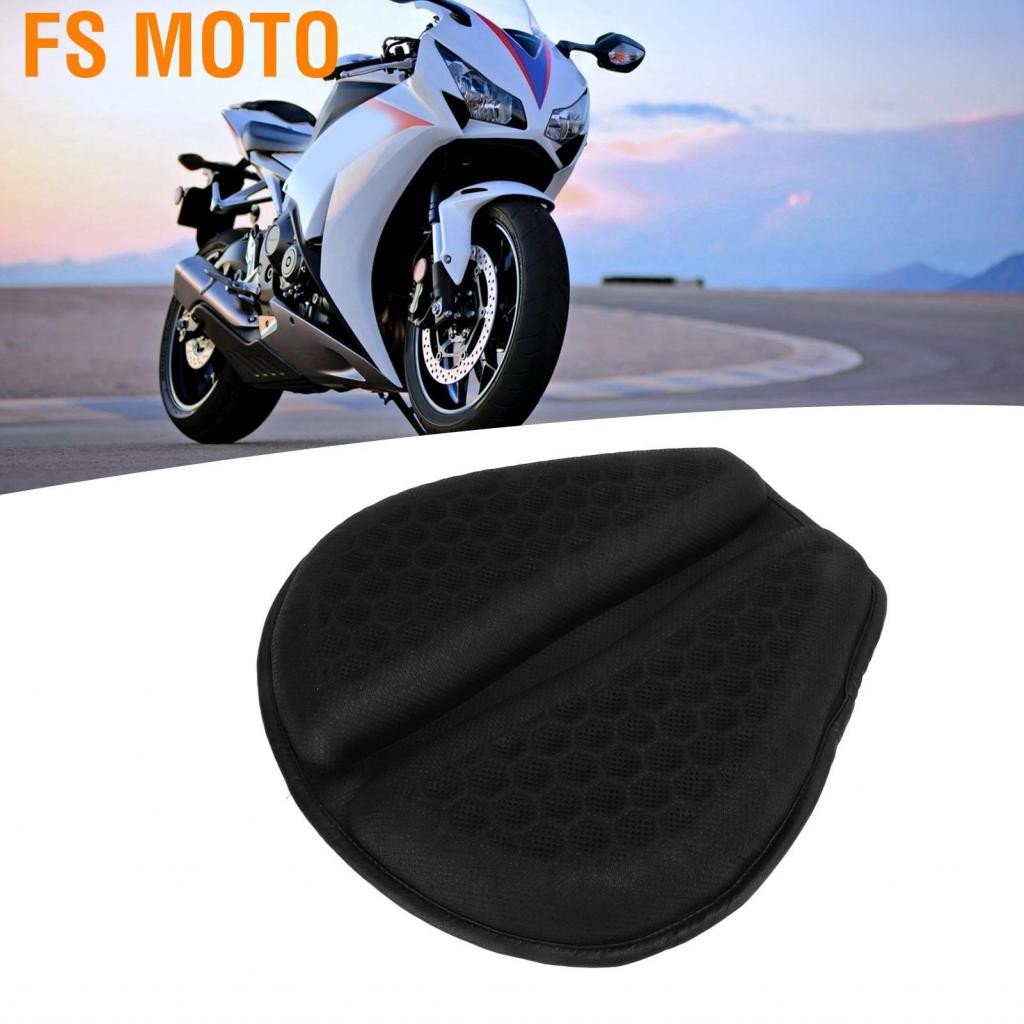 FS MOTO เบาะหลังมอเตอร์ไซค์แผ่นสีดำที่ปรับได้ยืดหยุ่นได้ง่ายการติดตั้งง่ายติดตั้งง่ายสำหรับมอเตอร์ไซ