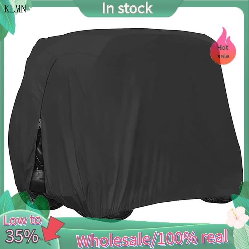 4 ผู้โดยสารกอล์ฟรถ 210D กันน้ํา Sunproof กันฝุ่น Rain Cover สําหรับ EZ GO Club รถ Yamaha UHHD