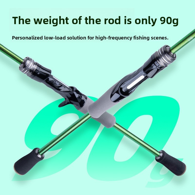 1.8m-2.28m Carbon Rod Fishing Rod Spinning Rod Baitcasting Rod ML/M Casting Rod
