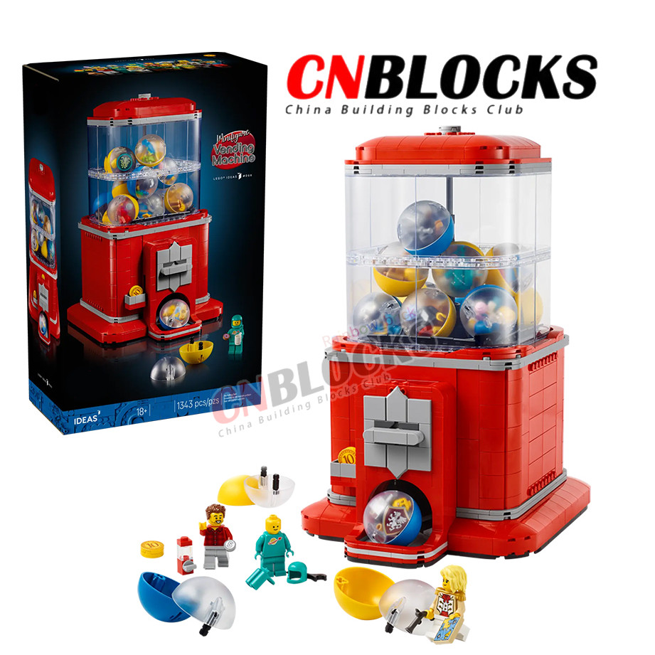 Copy DIY Minifigure Vending Machine 21358 (1343 ชิ้น) รุ่น Buidling Blocks ของเล่นเด็กของขวัญ