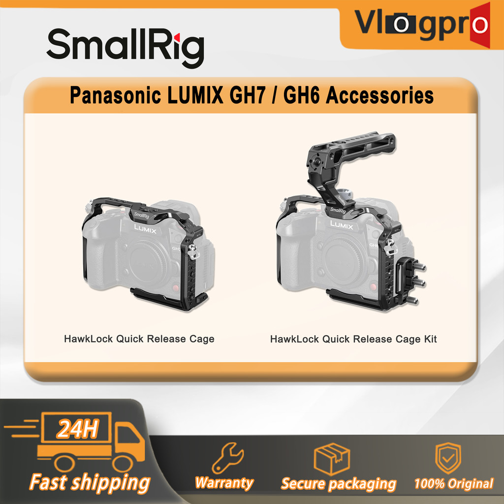 SmallRig HawkLock Quick Release Cage Kit สําหรับกล้อง Panasonic LUMIX GH7/GH6