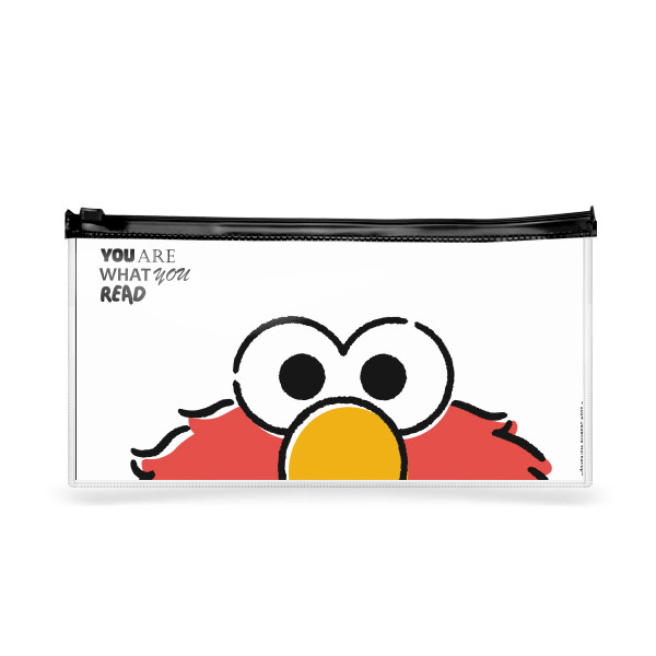 (wonder game) : SST5-ซองซิปพลาสติก S : SST&YWR Elmo Zipper PVC Bag (SST5EL-ZB-S20-WH) W20xH10 cm.
