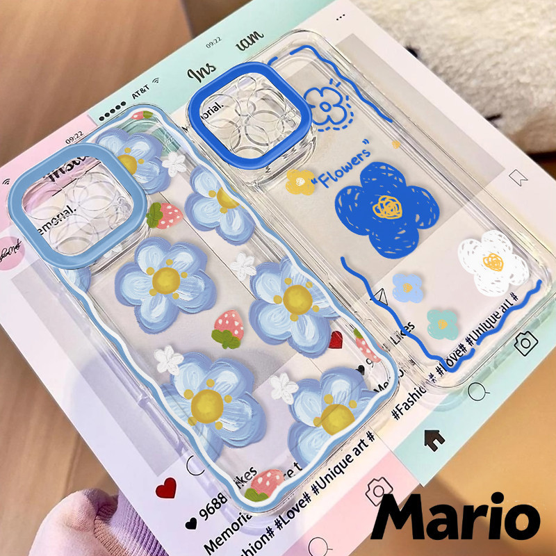 🔥Mario🔥น่ารักลูกแมวลูกสุนัขเข้ากันได้เคสไอโฟน 16 11Pro Max 14 12 13 Pro Max XS XR X Max 7 15 14 8 Plus การ์ตูนช้างหมีเคส