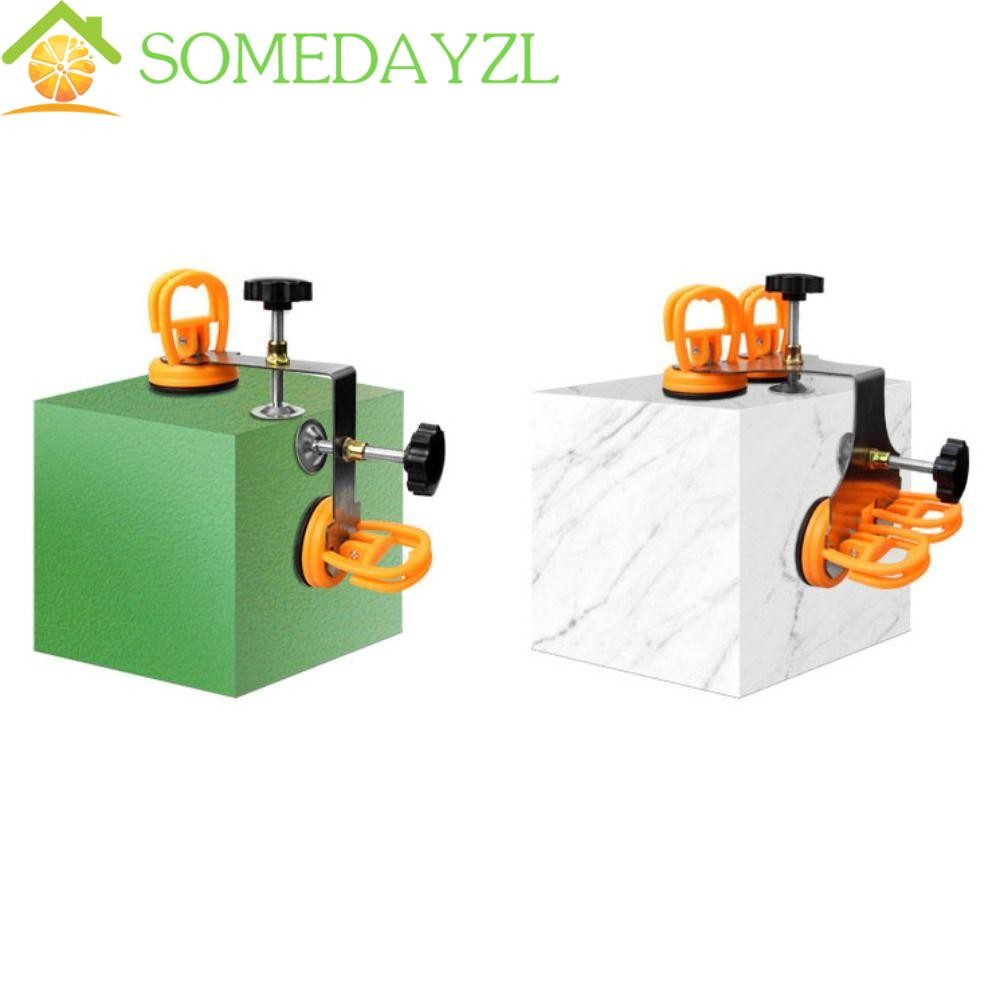 SOMEDAYZL เคาน์เตอร์เครื่องมือติดตั้ง, Antirust ปรับหินตะเข็บ Setter, คุณภาพสูง 90 องศาสแตนเลสดูดถ้วย Marble Leveling เครื่องมือ Marble