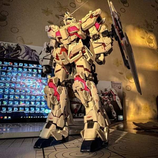 lego lego ninjago Lego Mecha Gundam Model Boy ประกอบของเล่น HG Cherry Blossom Free Machine Building 