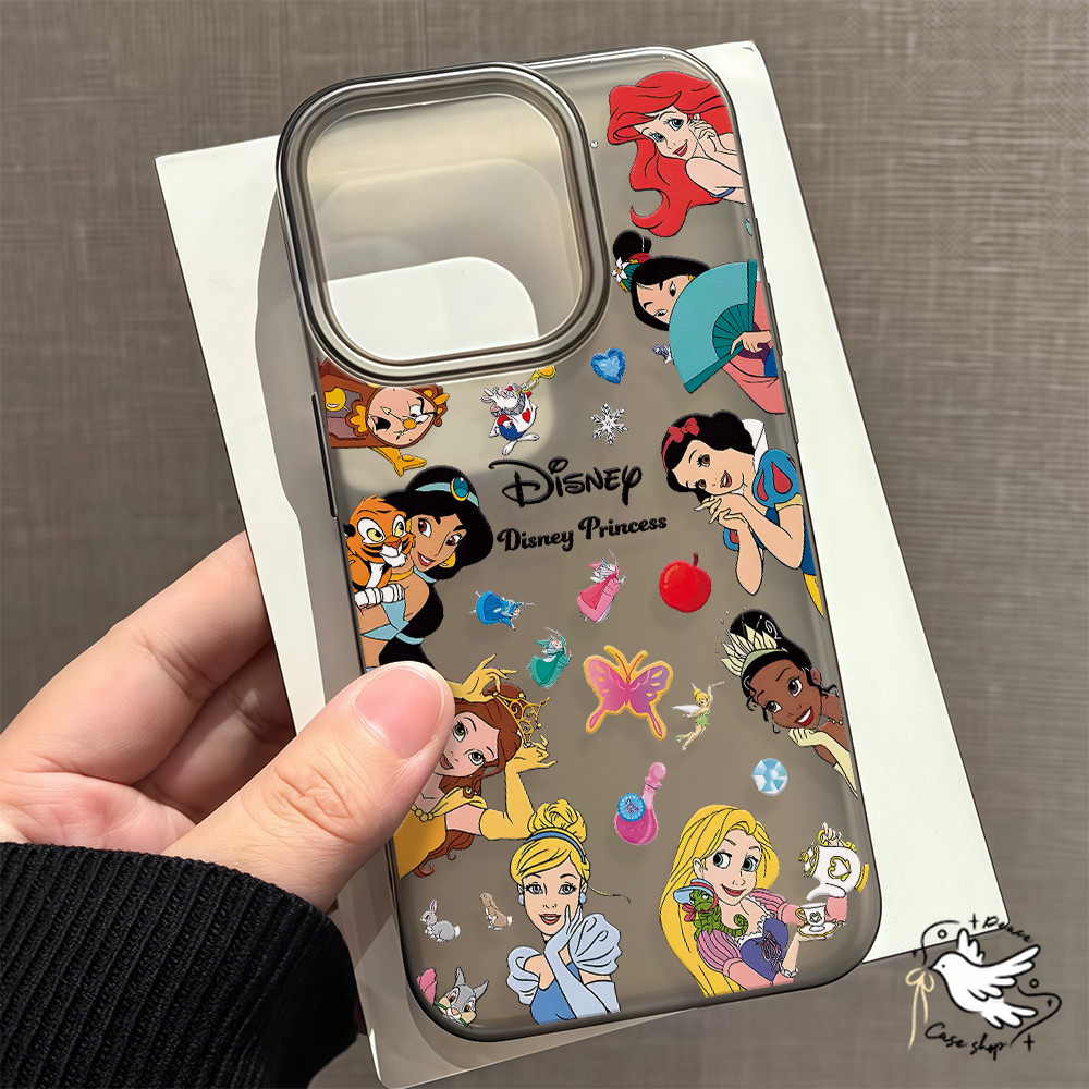COD-ในไทย💥เคสผิวด้านไอโฟน11 เจ้าหญิงน่ารัก เคส for iPhone 11 12 13 16 14 15 pro max xs xr 7P 8P เคสเกาหลี ใช้กับเคสไอโฟน