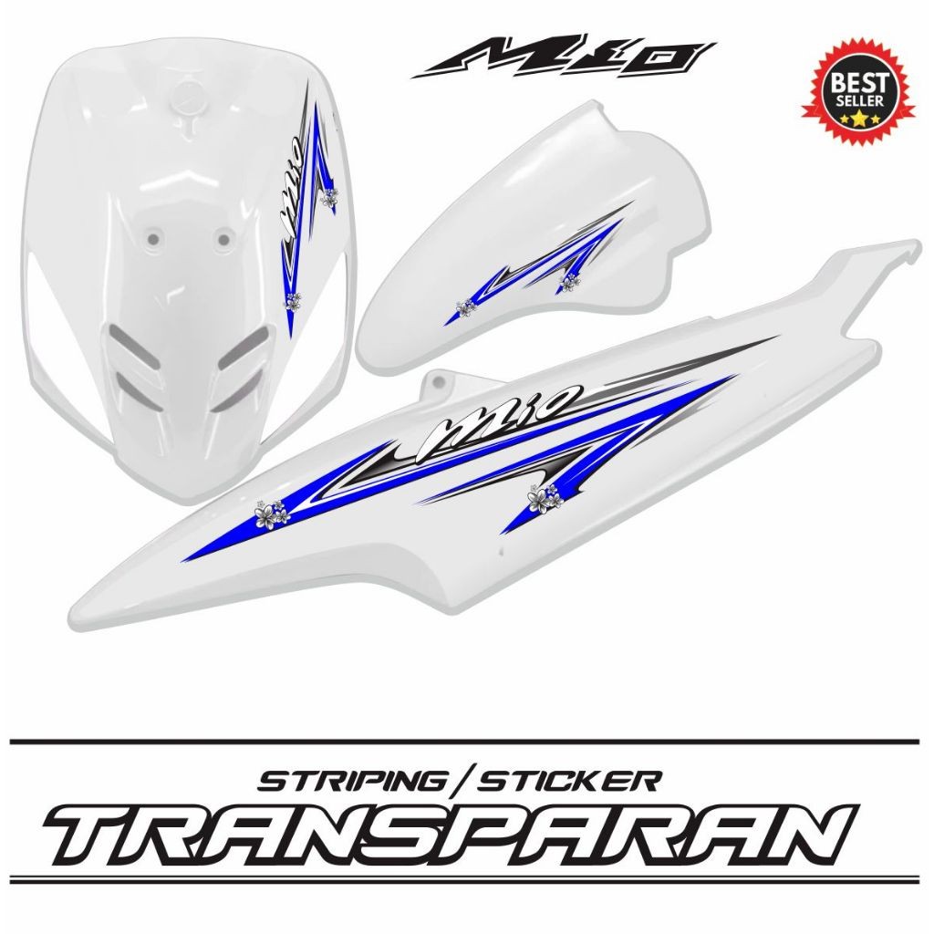 MIO STRIPING สติ๊กเกอร์ COOL MOTIF VARIATIONS ALL MIO TRANSPARENT UV CLEAR MIO สติ๊กเกอร์ MOTIF สติ๊