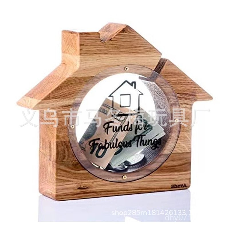 ,,, First Wooden Toy Piggy Bank กระปุกออมสินเด็กวัยหัดเดิน Baby PiggyMy Child, Piggy Bank Piggy Bank