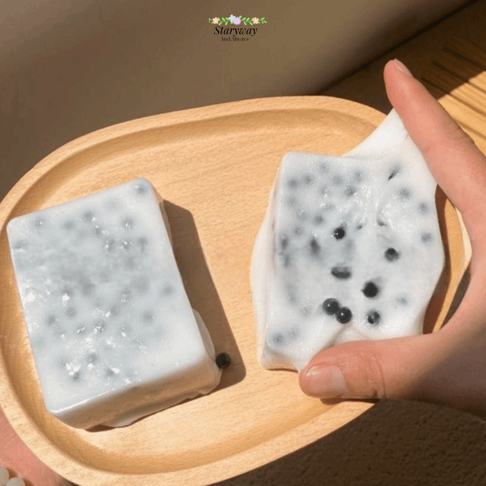STARYSWAY Squishy ของเล่นบีบคลายเครียด เนื้อสัมผัสนุ่ม TPR (สิว Popping) Reusable
