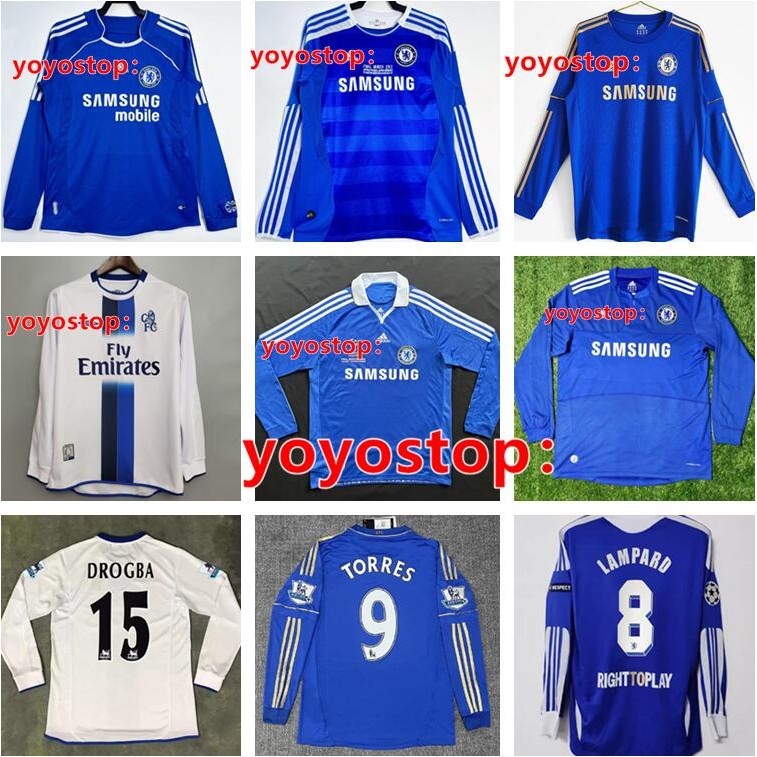 เสื้อแขนยาวสไตล์เรโทรของทีมเชลซี เหมาะสำหรับคนชอบฟุตบอลและแฟนอนิเมะ ไซส์ S-2XL