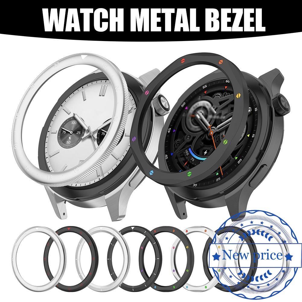 โลหะ BEZEL แหวนสําหรับ Xiaomi นาฬิกา S4 S3 Protector พร้อมฟิล์มนาฬิกาสําหรับนาฬิกา BEZEL N7z7