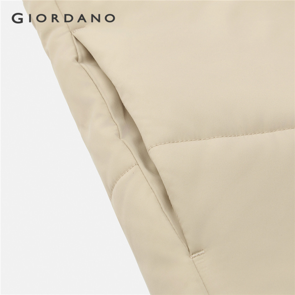 GIORDANO جاكيت نسائي مبطن بقبعة وسحاب — صورة 6
