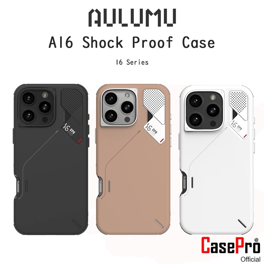 Aulumu A16 Shock Proof Case เคสกันกระแทกเกรดพรีเมี่่ยม เคสสำหรับ iPhone16Pro/16Promax