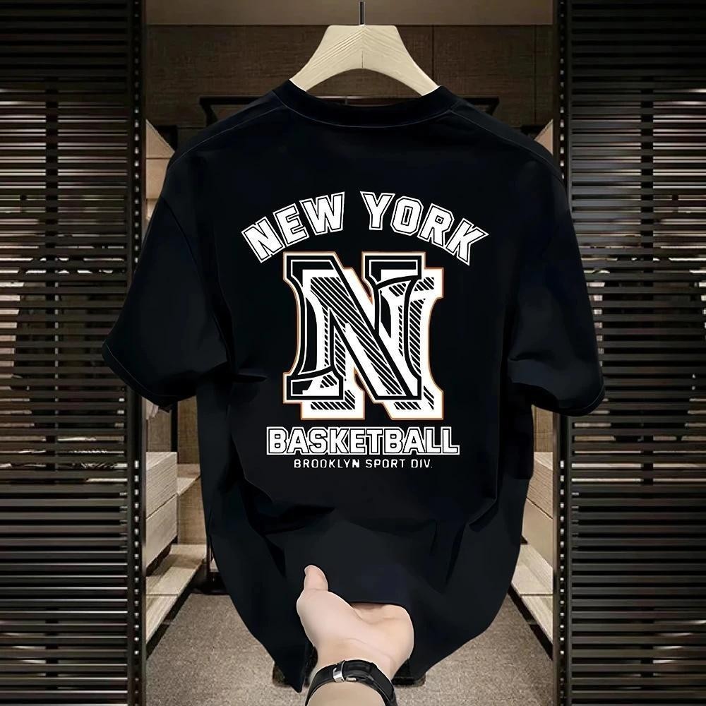 UT shop เสื้อยืด Oversize เสื้อ "NEW YOEK" t shirt cotton100%คอกลม ใส่สบาย เสื้อยืดผ้าฝ้าย แฟชั่น เส