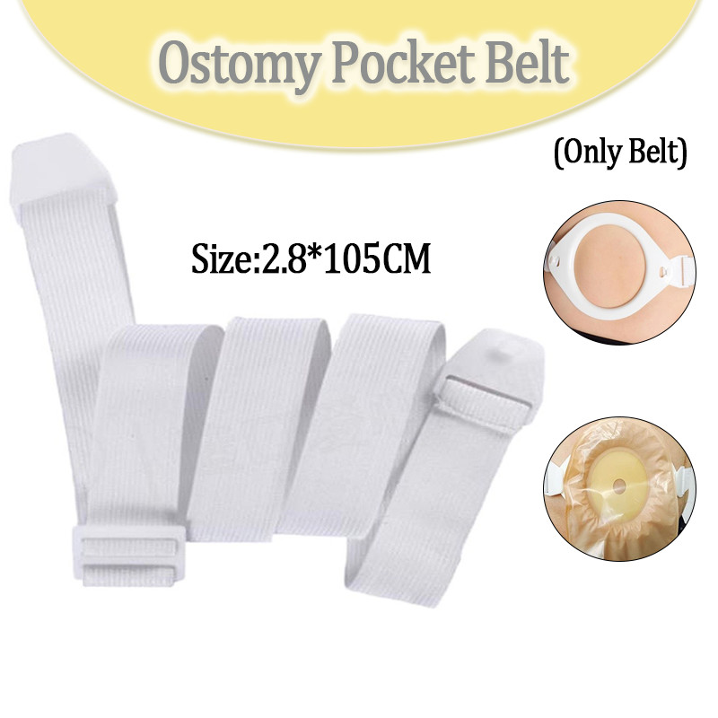เข็มขัด Ostomy ยืดหยุ่น ปรับขนาดได้ หัวเข็มขัด รุ่น Abdomen Stoma Care (เฉพาะเข็มขัด)