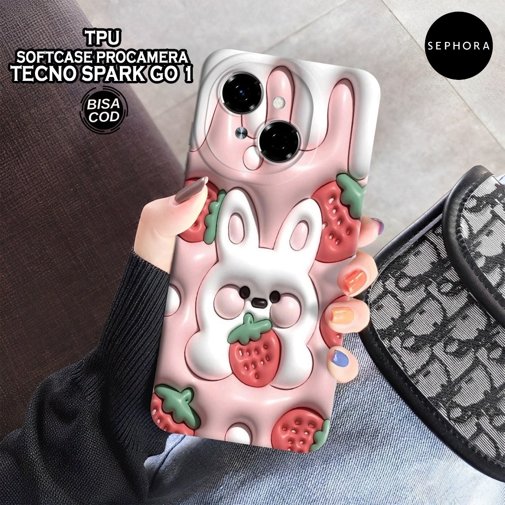 เคส HP ล่าสุด Tecno Spark GO 1 2024 - เคสไอศกรีมแฟชั่น - Tecno Spark GO 1 2024 Softcase - เคสกล้อง P