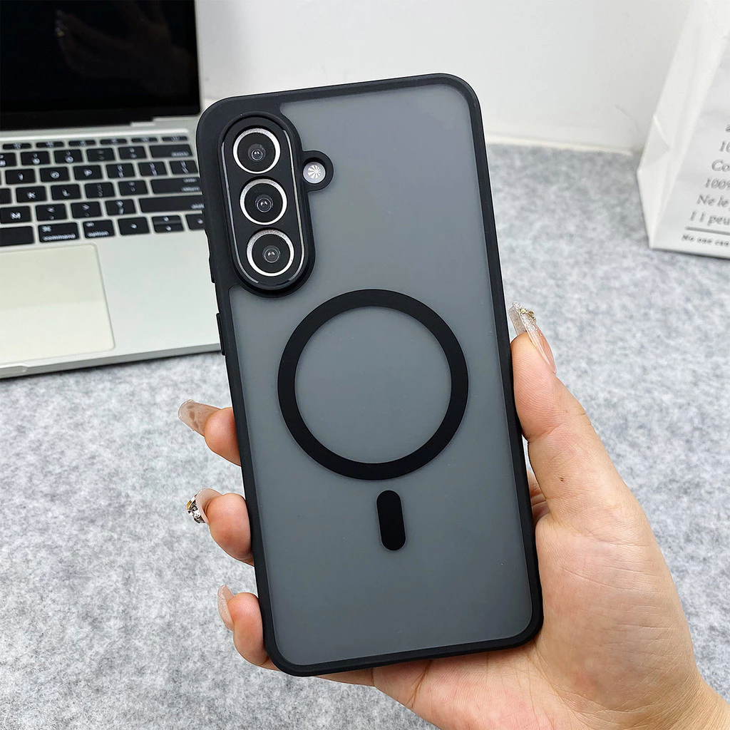 เคส แม่เหล็ก สำหรับ ซัมซุง Samsung A07 5G / A27 5G S25Fe Wireless Charging Case รุ่นใหม่ A06 / A16 / A26 / A36 / A56 016