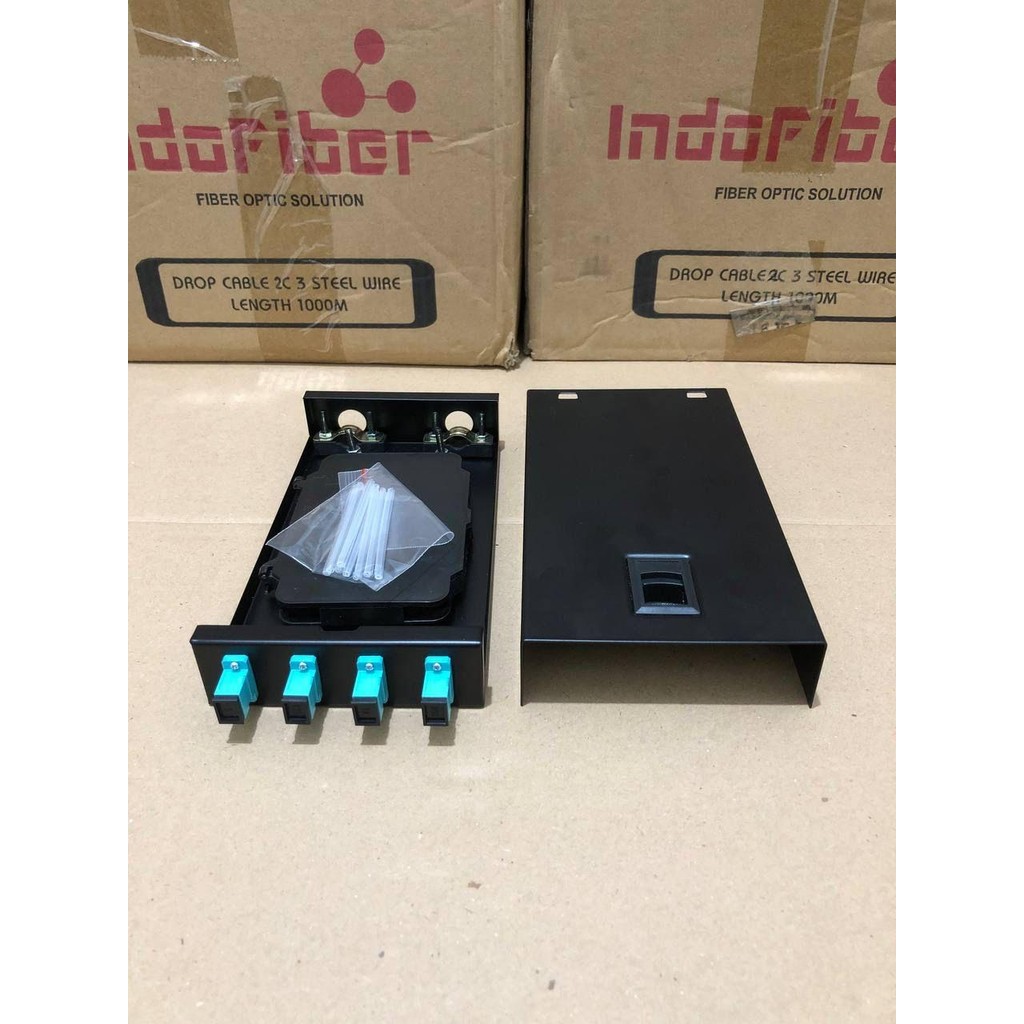 4 core SC Multimode OM3 / mini OTB 4 พอร์ต SC OM3