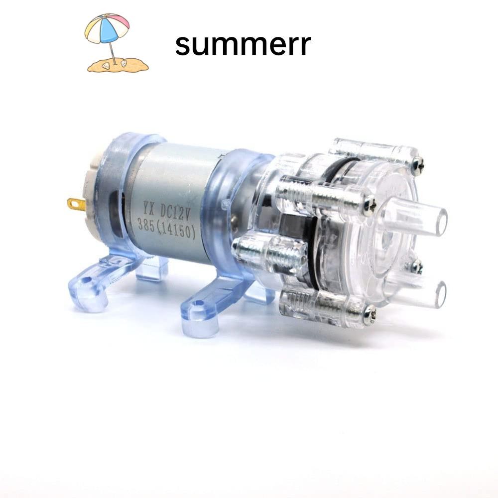 SUMMERR Self Priming,เครื่องใช้ในบ้าน R385 ปั๊มไดอะแฟรม,ทนทาน DC 6V ถึง 12V EK1970 โครงการสูบน้ํา Co
