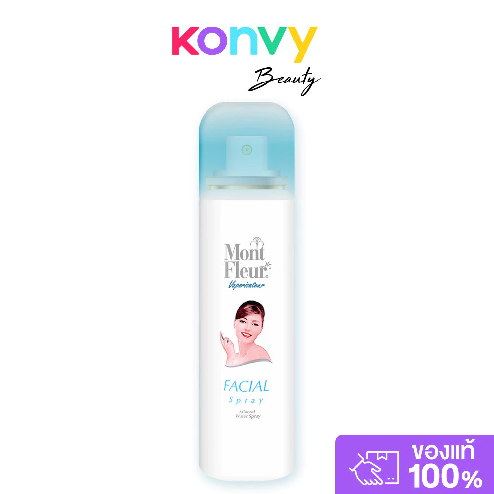 Mont Fleur Mineral Water Facial Spray มองต์เฟลอ สเปรย์น้ำแร่ธรรมชาติแท้.