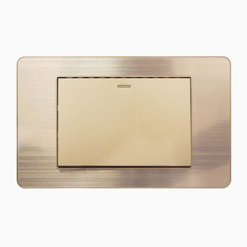 MAX LIGHT TH-FT สวิตช์ MODISH 1ช่อง SS/G1W1S *ทอง – โปรปัง