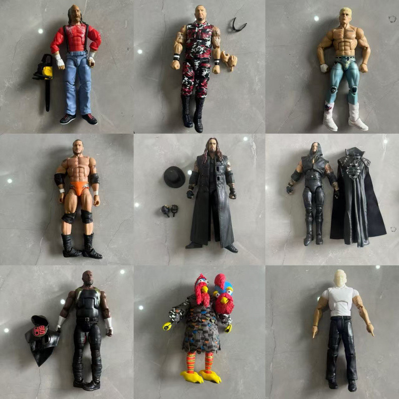WWE Figures Wrestler Doll 6-7 นิ้วตุ๊กตามวยปล้ําเคลื่อนย้ายได้ของเล่นเด็ก