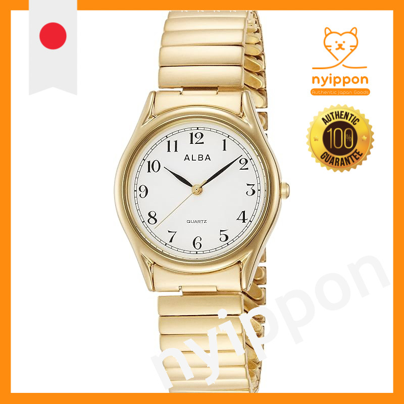 [Seiko Watch] Alba Quartz Pair Watch for Men AQGK440 Gold