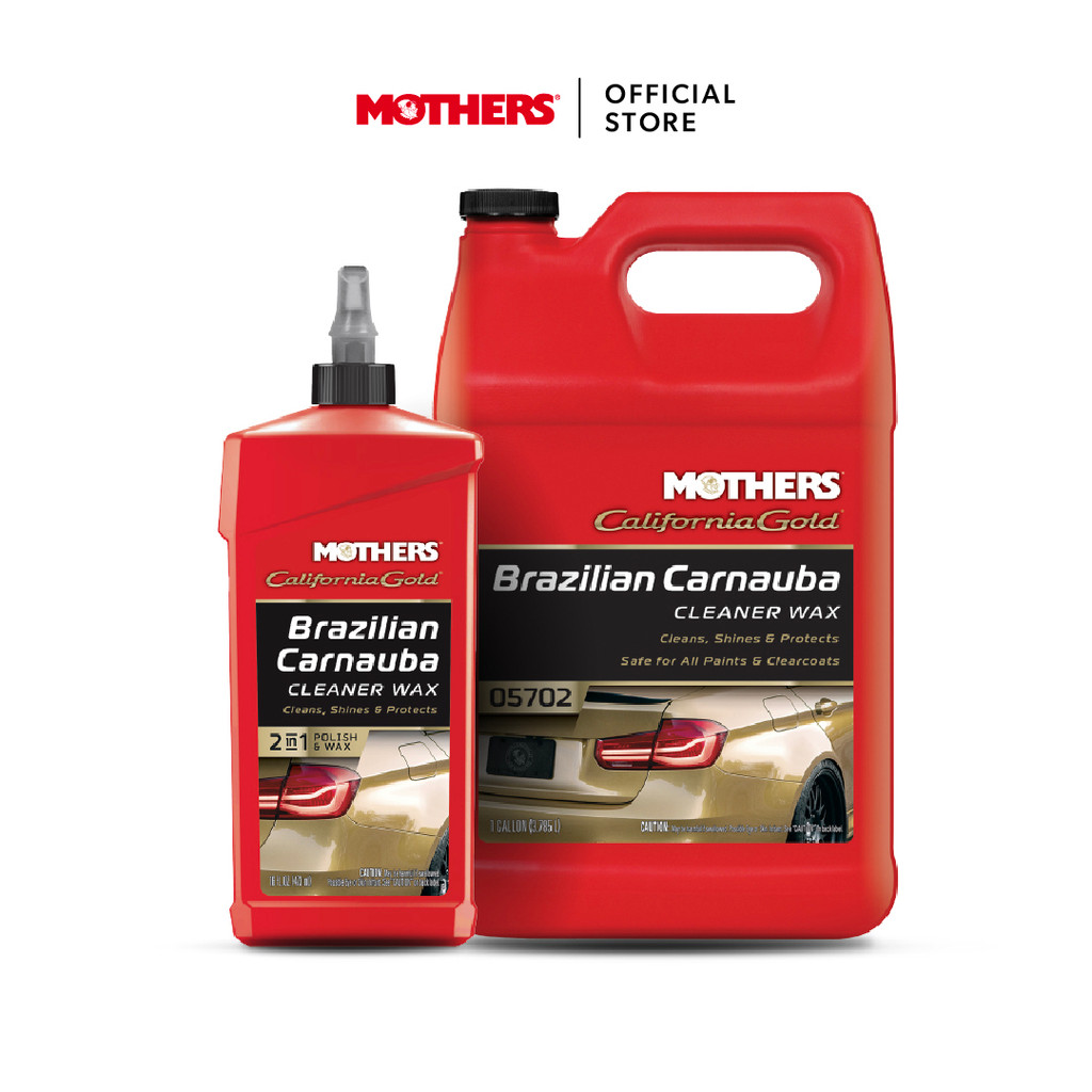 [แนะนำ] Mothers® California Gold® Carnauba Cleaner Wax แว็กซ์เคลือบสีรถ 2-in-1 ดึงคราบฝังแน่น