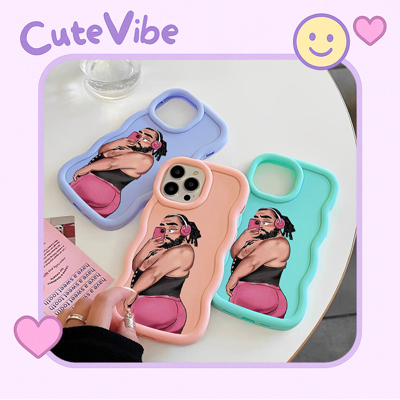 น่ารักวีเบ⚡ REALME Anti-Fall Strong Case - Soft TPU Macaron Color Cute Aesthetic | Pink Rose Black ส