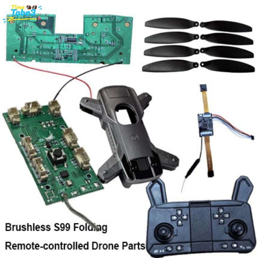 TOBE3 Brushless S99 ใบพัดไร้แปรง, 10 รูปแบบ Universal พับรีโมทคอนโทรล Drone Parts,คุณภาพสูงสีดํารีโมทคอนโทรลอุปกรณ์เสริม Brushless S99