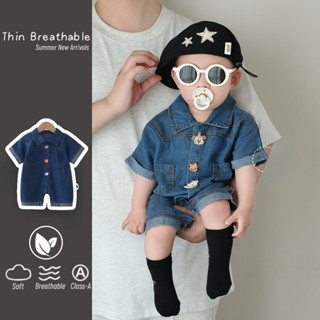 ชุดบอดี้สูทแขนสั้นสำหรับเด็กวัยหัดเดิน อายุ 0-24 เดือน ทำจาก…