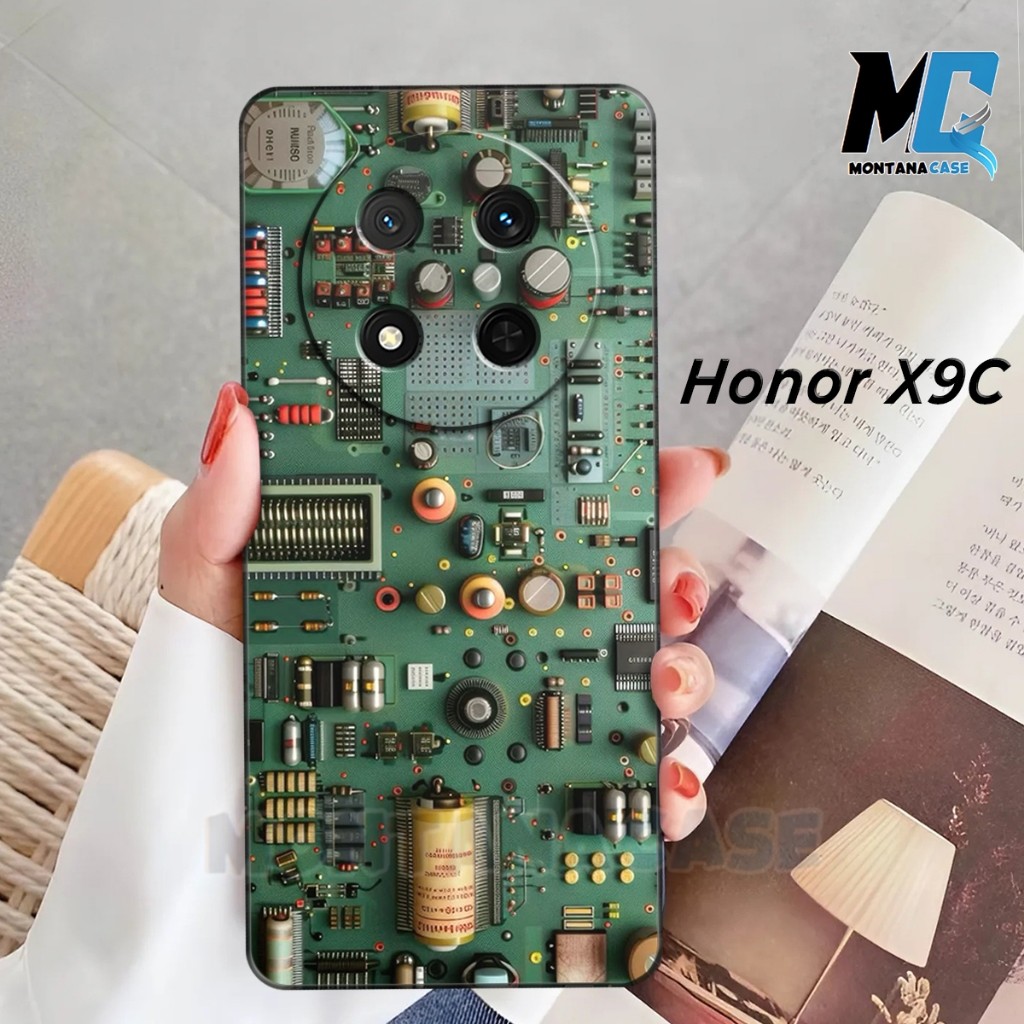 MONTANACASE - Honor X9C 5G Silicone Case - Softcase UV Printing Machine Image Protective Accessories