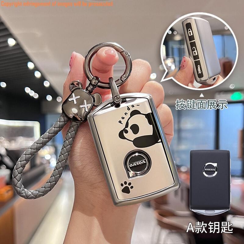 ฝาครอบกุญแจ Volvo Volvo xc60 s90 s60 xc40 xc90 s60 v40 v60 c40 พวงกุญแจ พวงกุญแจ พวงกุญแจ