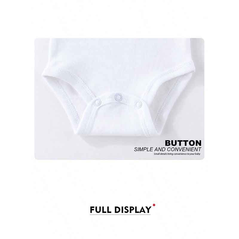 บอดี้สูทแขนกุดสำหรับเด็กสาว สไตล์แฟชั่นสีทึบ วัสดุนุ่ม สบายในฤดูร้อน - รูปที่ 6