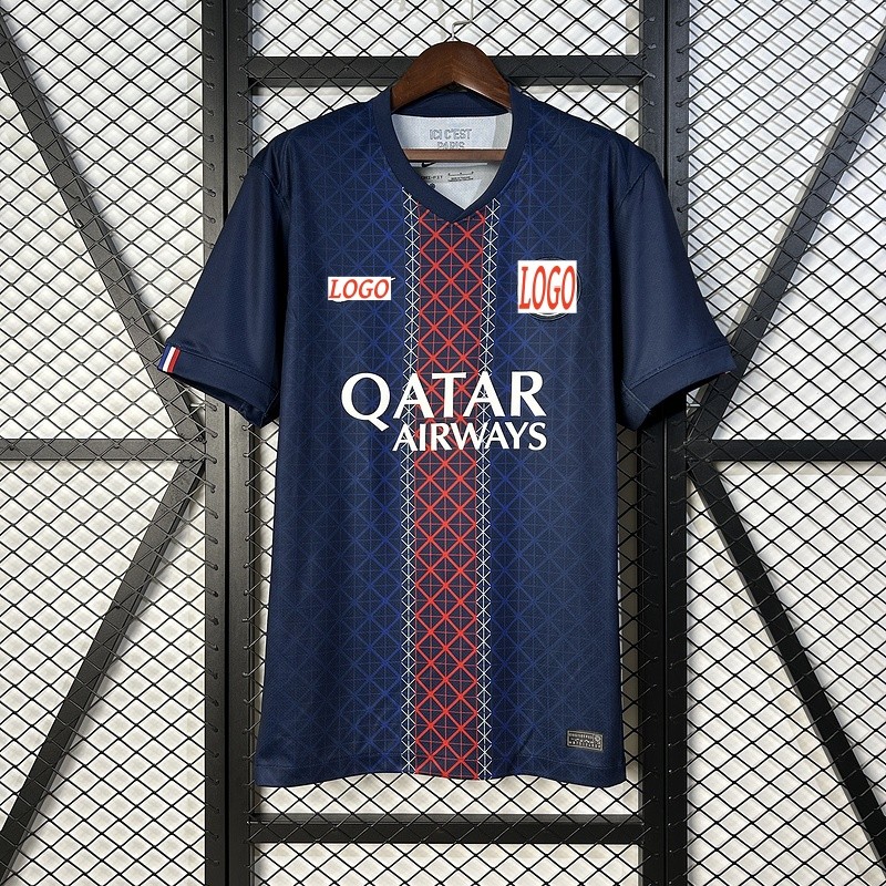 2025-26 PSG Home Soccer Jersey Fan Edition Jersey