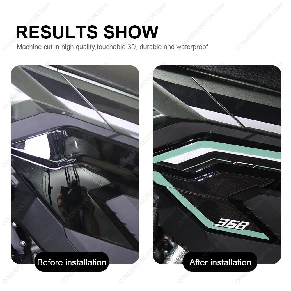 สําหรับ ZONTES 368G 368G อุปกรณ์เสริมรถจักรยานยนต์ผู้โดยสารสติกเกอร์ป้องกันที่นั่ง 3D อีพ็อกซี่เรซิ่นสติกเกอร์ป้องกัน - รูปที่ 2