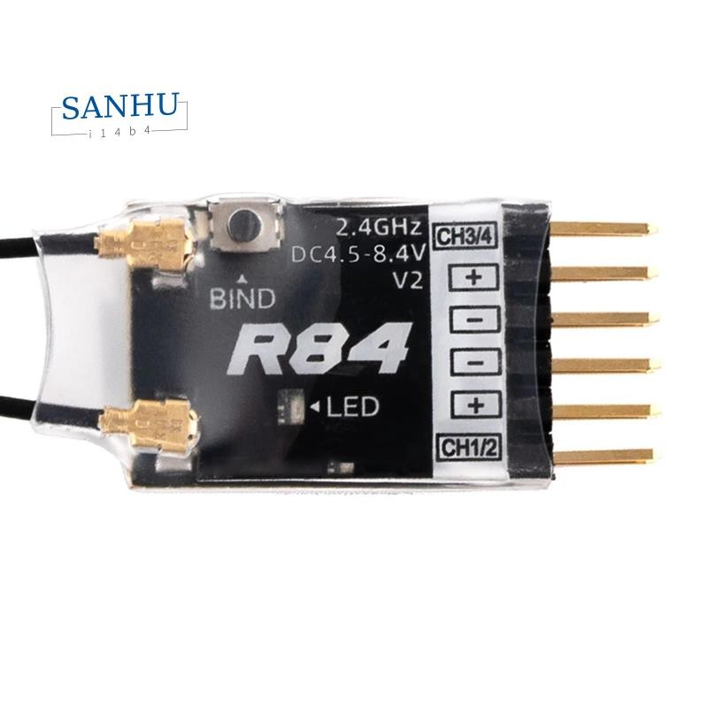 สําหรับ R84 V2 4CH ใช้งานร่วมกับ PWM RC Receiver สําหรับ D8 D16 SFHSS TX12 T16S เครื่องส่งสัญญาณ