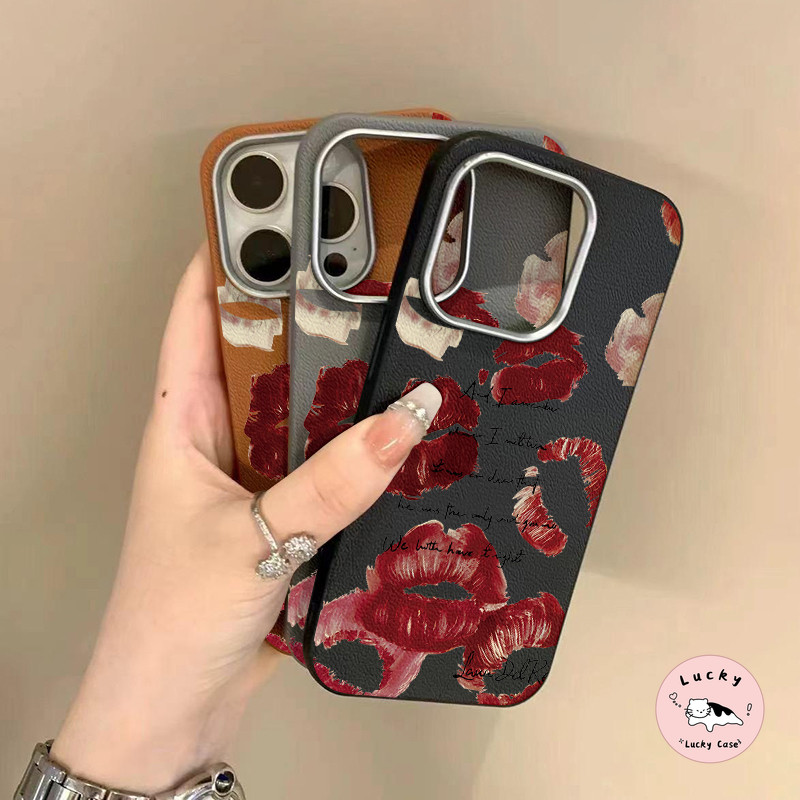 เคสไอโฟน 11 กราฟิตี้ริมฝีปากสีแดงพิมพ์นุ่ม สำหรับ IPhone 15 11 13 16 14 12 Pro Max 16 15 7 8 14 Plus XR X XS Max SE 2 3 ราคา ถูกที่สุด ดีลบีเคเค แกลเลอรีภาพที่ 8